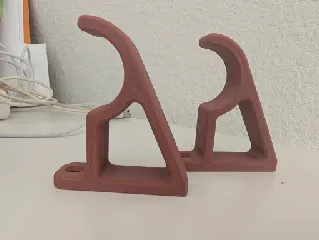 Parametric 1 1/8 Curtain Rod Bracket (Ikea Hugad)