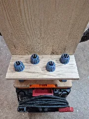 Holder for vacuum cleaner nozzles 35 mm