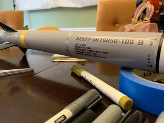 AIM-120C AMRAAM FULL SIZE