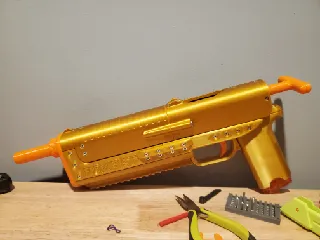 Foxbat - Mag-in-Grip Handcannon Pistol (Printed Nerf Blaster)