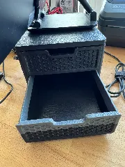 Full Desk Organizer & Monitor Stand + Stackable Drawers