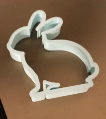 Easter bunny cookie cutter