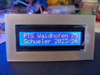 Panel Mount 16x2 LCD Bezel