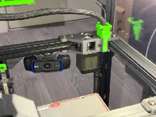 Voron V2.4 300^3 C920 gantry 2020 mount