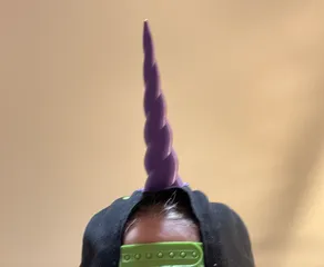 3D Printed Unicorn Horn