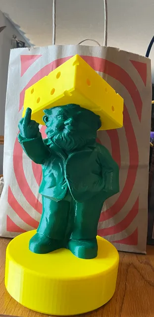 Make of Rude Cheesehead Gnome Poker Card Capper - Green Bay Packers by ...
