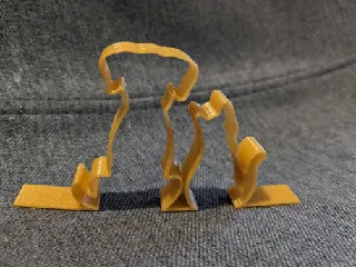 Cat and Dog Statue