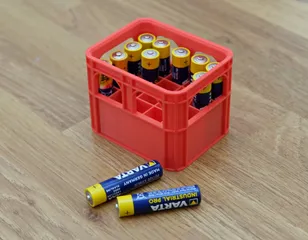 Beer crate battery holder AA AAA + boxes