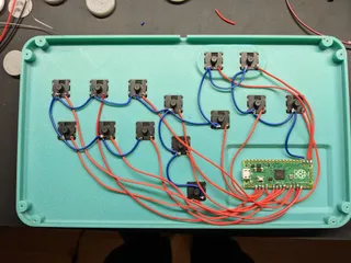 Slimbox: hitbox-layout low profile fightstick