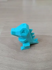 Low-Poly Totodile