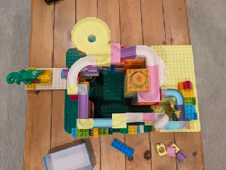 Lego Duplo build plate (customizable)
