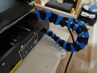 Ender 3 V3 SE Bed spine drag chains - remix