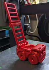 Flippy Ladder Firetruck - Filament Stories and HotMakes