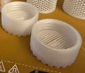 Silica Gel Container Lid with Hygrometer - with added spacing and barrier