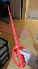 Collapsing Pirate Sword (Print In Place)
