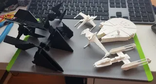 Tie Fighter Interceptor Kit Card