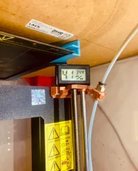 Thermometer Mount for the MK3 X-Axis