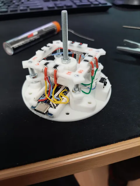 Make of CAD mouse / Spacemouse using Hall Effect Sensors by Rares Paul ...