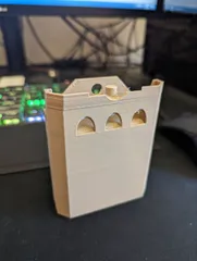 Easy print foldable dice tower and snap-shut box