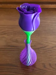 Spiral Vase Rose