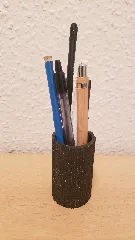 C-shaped pen holder