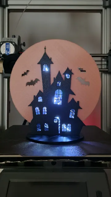 Make of Spooky Halloween LED Castle Centerpiece by Tomas Riffler ...