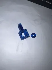 Miniature vice in action: A test object