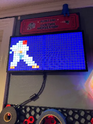 16x32 LED Matrix Frame with Diffuser Grid by fractalnoise | Download ...
