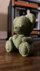 Knitted Valentine's Day Teddy Bear