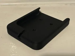 iphone wall mount - wider cable hole