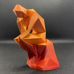 Lowest poly The Thinker