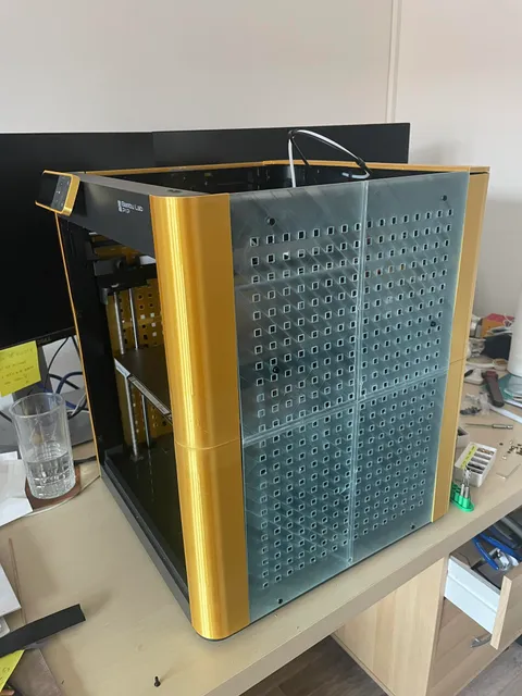 Make of Pegboard panels for Bambu P1P minimal shell enclosure by ...
