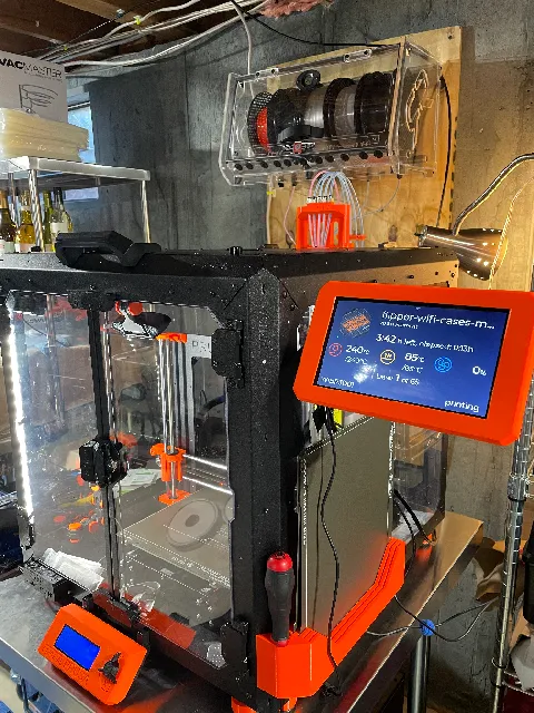 Make of Original Prusa Enlosure (OPE) - Raspberry Pi Mount with 7 ...