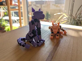 Gyro 7 Printable Jointed Cat by Neybao | Download free STL model ...
