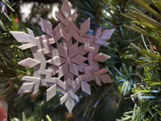 Intricate Snowflake Ornament