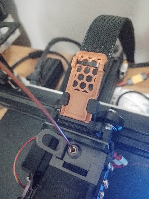 Make of Creality Sprite Pro Extruder Ribbon Cable Guide by mad4printing ...