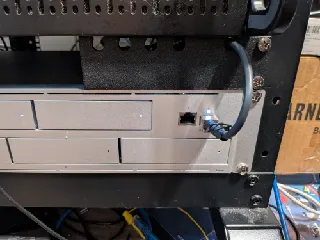 1u Server Cable management (Split for small printers)
