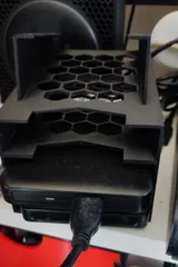 Rack for external HDDs or Powerbanks