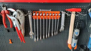 Combination Wrench Pegboard Holder