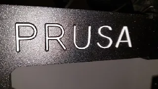 Prusa MK3 Frame Lettering Inserts