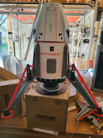 SpaceX Dragon Lander by Jamie Claye | Download free STL model ...