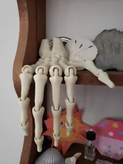 Print in Place Fully Articulated Skeleton Hand