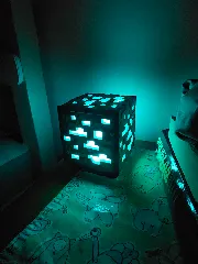 Minecraft Ore Lamp (WLED / ESP32 D1 Mini USB-C)