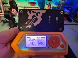 Case for Flipper Zero Wi-Fi Module with Ruthex threaded inserts + Marauder skull logo version