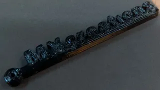 MX design keychain dedication