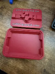 Mechanically Locking Gift Card Box