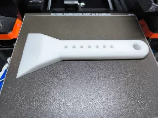 Škrabka na filament led