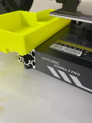 Modified Tray/Shelf for Anycubic Kobra 2 Pro/Max by Maindric