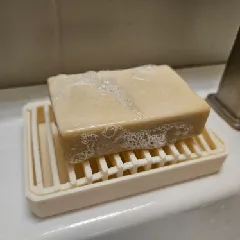 Modern Soap Dish with Removable Collection Tray