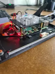 RASPBERRY PI 4B - 4040 FAN MOUNT PLATE